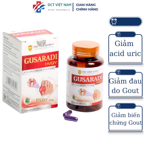 Viên Giảm Gout GUSARADI Học viện Quân Y