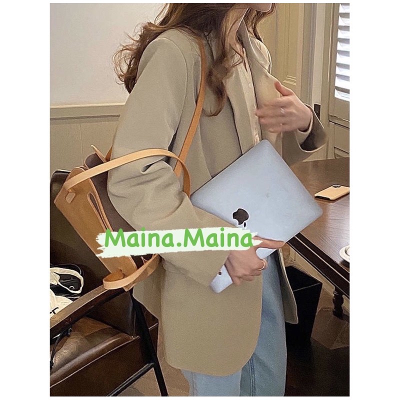 Áo blazer túi nắp /Áo khoác phong cách Hàn Quốc