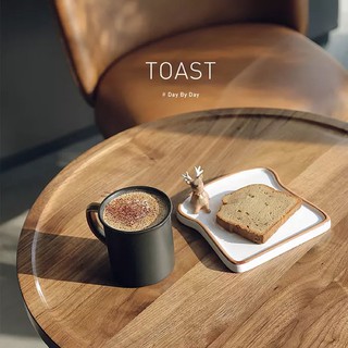 Đĩa Gốm Sứ Sandwich Cute, phụ kiện Chụp Ảnh