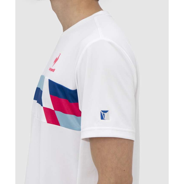 Áo T-Shirt le coq sportif nam - QTMTJA00-WHT