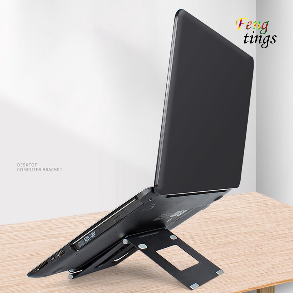 Giá Đỡ Laptop / Máy Tính Bảng Bằng Hợp Kim Nhôm Thiết Kế Tản Nhiệt Tiện Dụng Cho Gia Đình