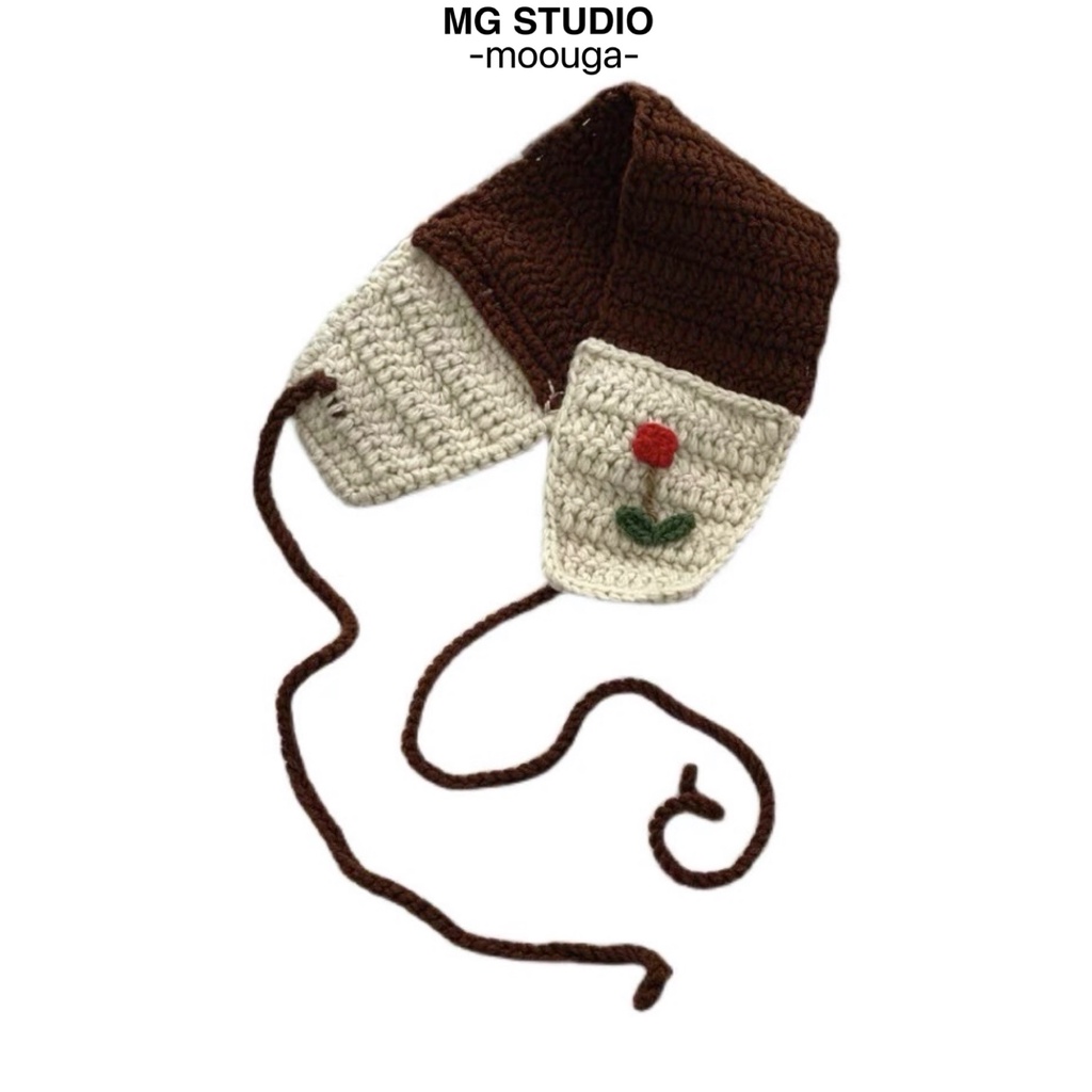 Băng đô MG Studio hình hoa tự làm thủ công 5 màu tùy chọn