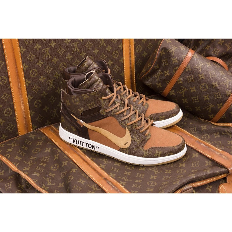 Giày thể thao JD1 x LV cực chất , Giày thể thao jordan nam nữ bản mới cực chất hót trend 2022