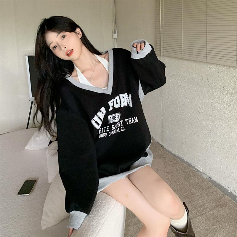 Áo sweater trễ vai dày dặn phong cách Hàn Quốc thời trang thu đông 2021 | BigBuy360 - bigbuy360.vn