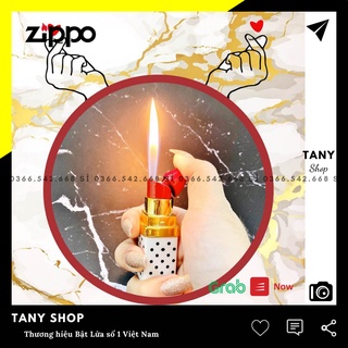 Bật 𝙇𝙪̛̉𝙖 đồng nguyên khối ĐỘC LẠ DL058 mẫu hình thỏi son 5 màu - Hôt quẹt 𝒁𝒊𝒑𝒑𝒐 TANY SHOP