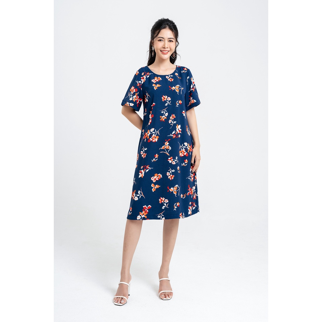 Đầm Suông LAMER Cổ Tròn L63T22H050