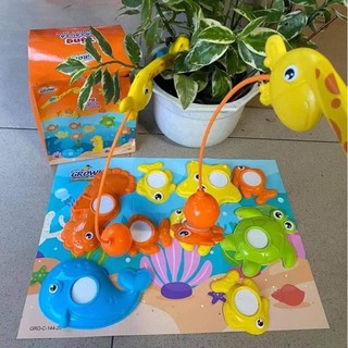 Combo bộ câu cá bóng rổ quà tặng Grow