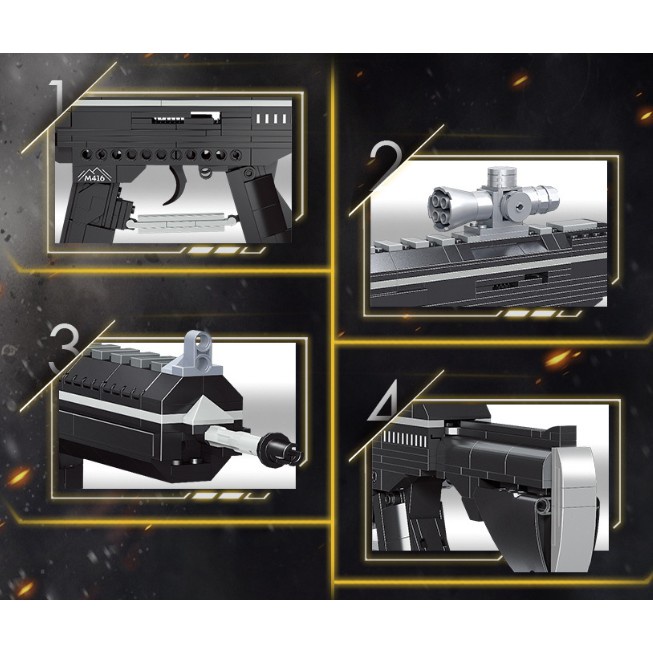 Đồ chơi xếp hình lego Warrior M4A1