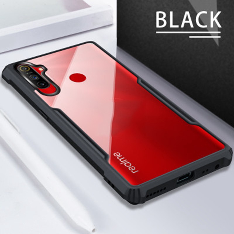 Ốp Điện Thoại Trong Suốt Chống Sốc Cho Oppo Realme 7 6 5 Pro Narzo 20 Pro Q 5i 5s 6i C15 C12 C11 C3 C3i A53 A53s A32 A33 F17 Pro A93 Reno 4F Case