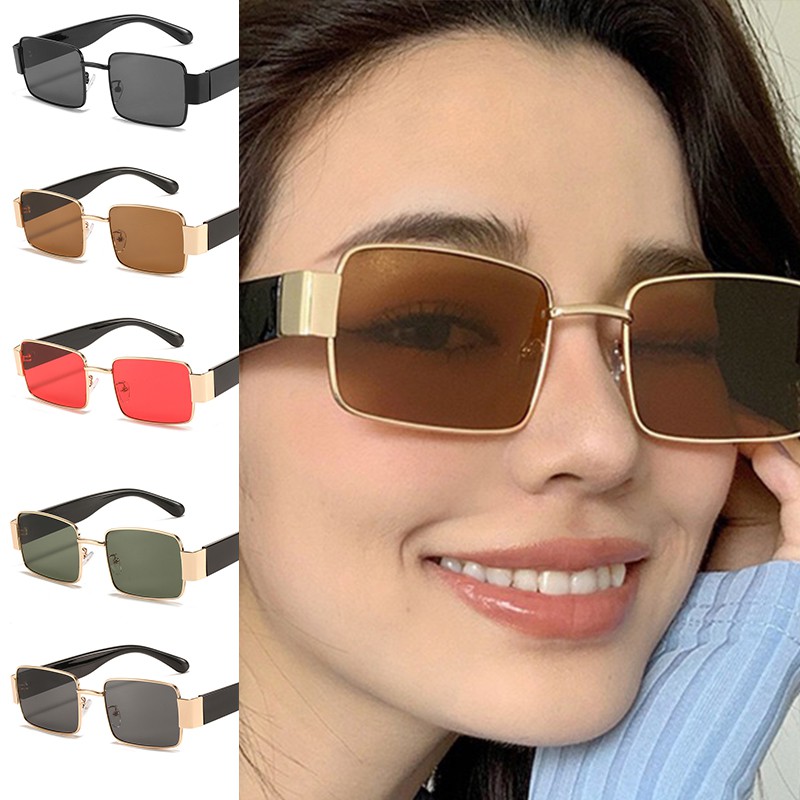 Kính Mát Chống Tia UV400 Phong Cách Retro Thời Trang Sang Trọng Cho Nữ