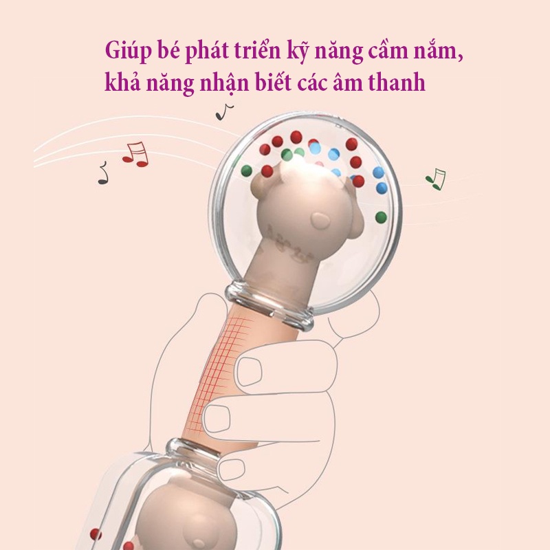 Bộ đồ chơi xúc xắc gặm nướu cho bé LAKIDS siêu cao cấp cho hộp đựng hình cá heo