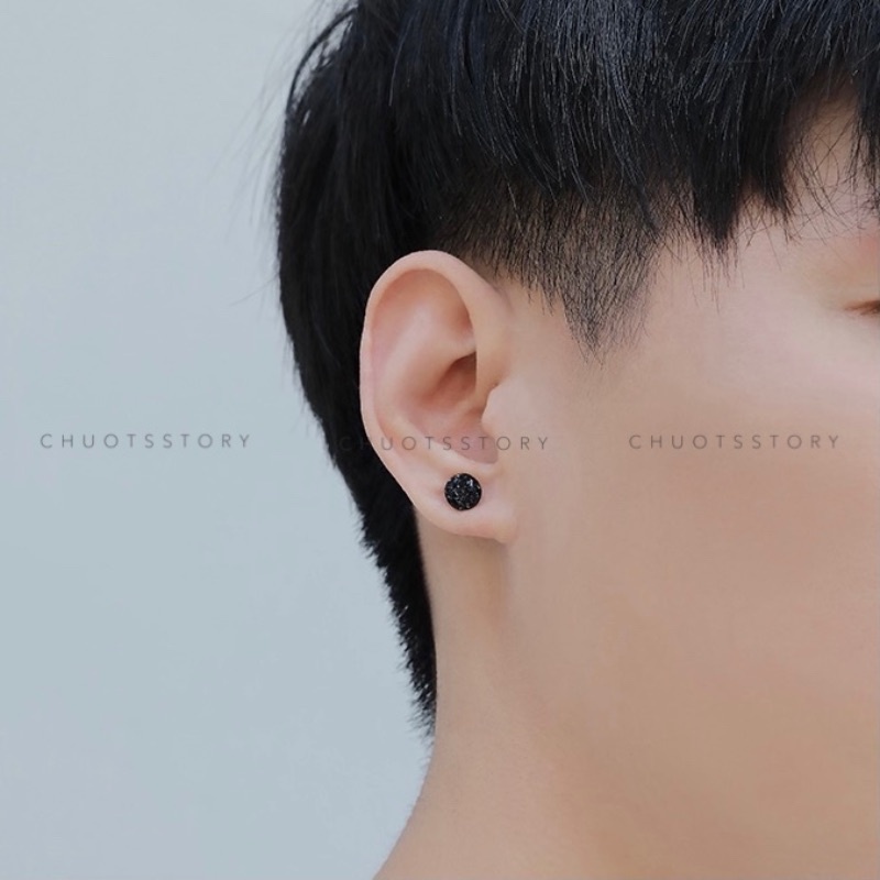 Khuyên tai nam nữ vũ trụ cá tính, bông tai titan thời trang unisex - KTU0002 - ChuotsStory