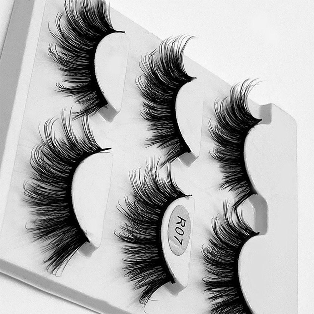 Set 3 Cặp Lông Mi Giả SKONHED Trang Điểm Làm Đẹp Tự Nhiên 3D Cho Nữ