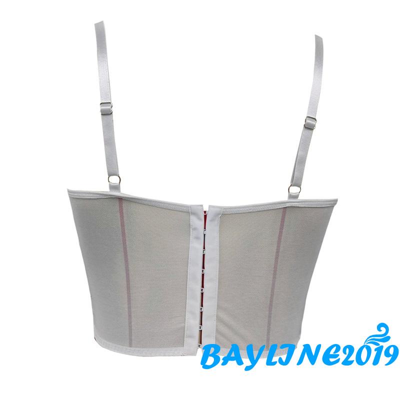 Áo croptop hai dây cổ chữ V thêu họa tiết gợi cảm cho nữ