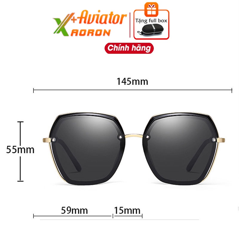 Kính Mát KATELUO AORON Pha Lê Phân Cực Mẫu 2021 Sang Trọng Thời Trang Cho Nữ