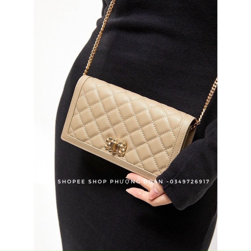 Túi C.K khoá xoay HÀNG LOẠI 1(mã 448) mini FULL BOX size 20cm