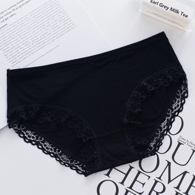 Quần Chíp Ren Cotton Chất Lượng Cao, Mềm Mịn Mát, Thoáng khí