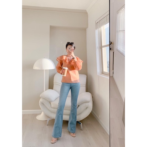 Ceci Cela - Áo Kiểu Nữ Tay Dài Voan Fency