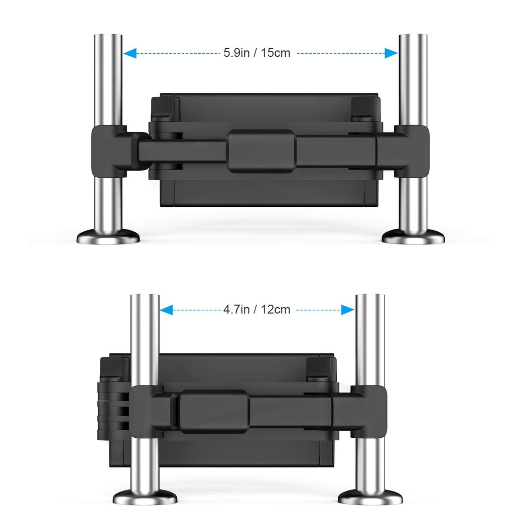 Giá Đỡ Điện Thoại/Máy Tính Bảng 4-11 Inch Gắn Ghế Ngồi Xe Hơi Tiện Dụng