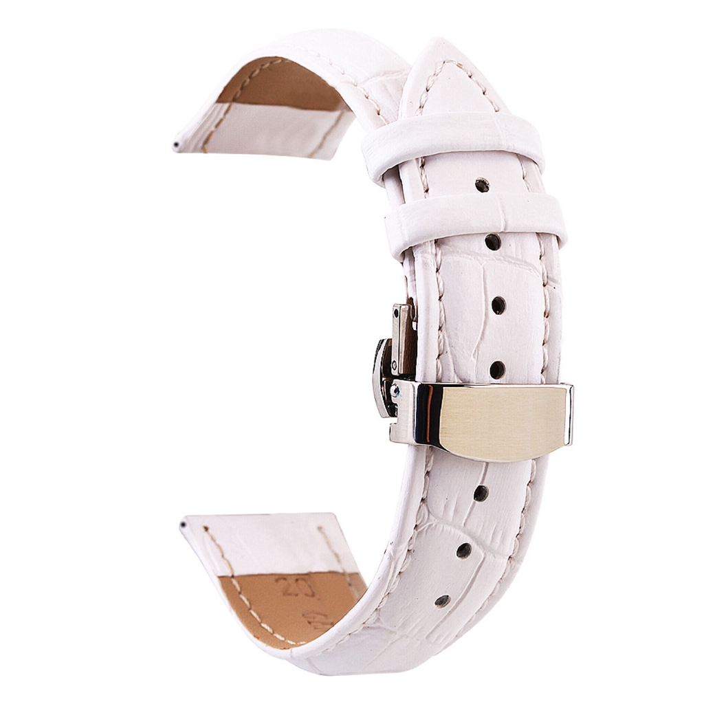 Dây đeo đồng hồ bằng da 12 13 14 15 16 17 18 19 20 21 22 24mm