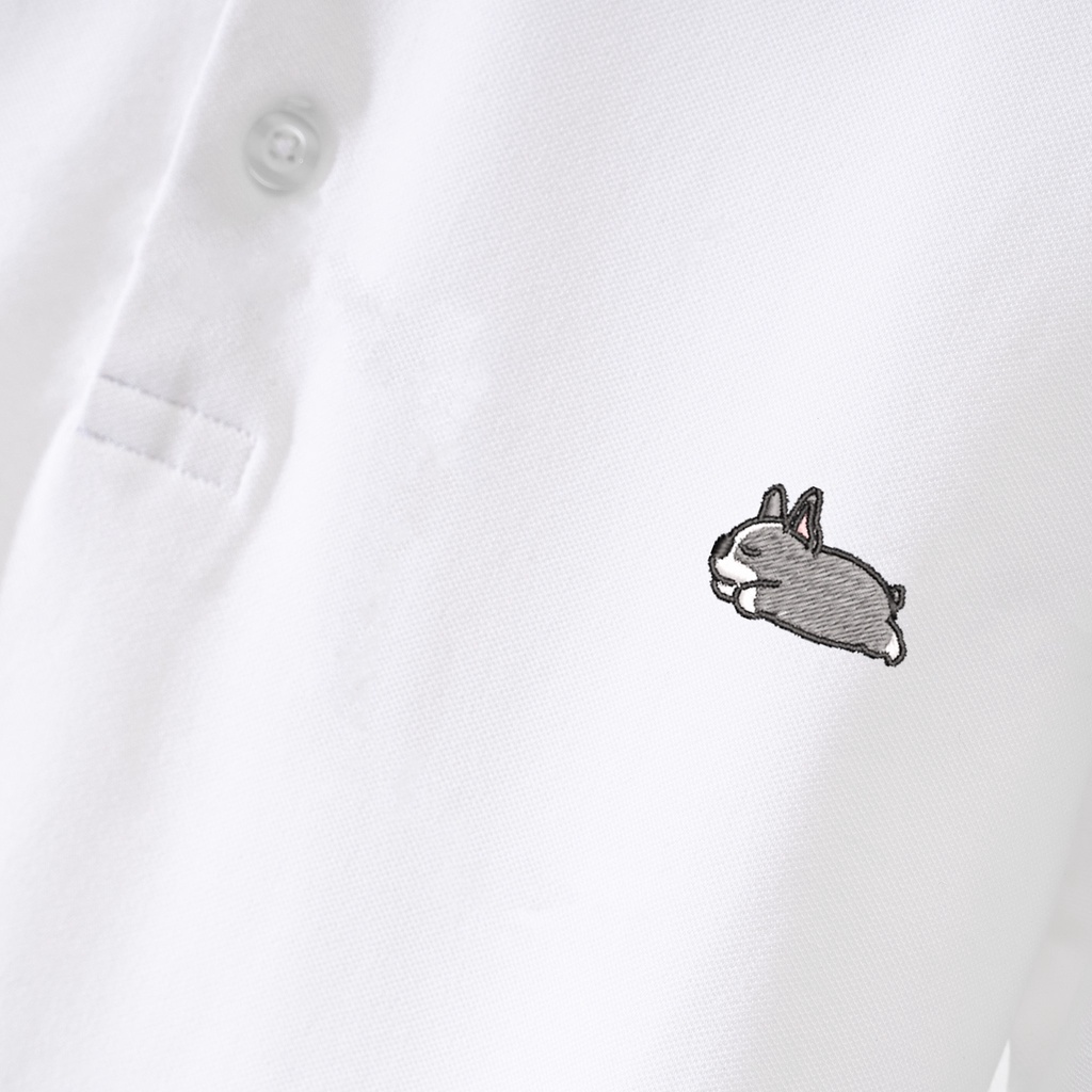 Áo POLO nam nữ THÊU HÌNH basic đẹp vải cá sấu COTTON giữ form bền bỉ, chống nhăn, thời trang nam cao cấp - LILA