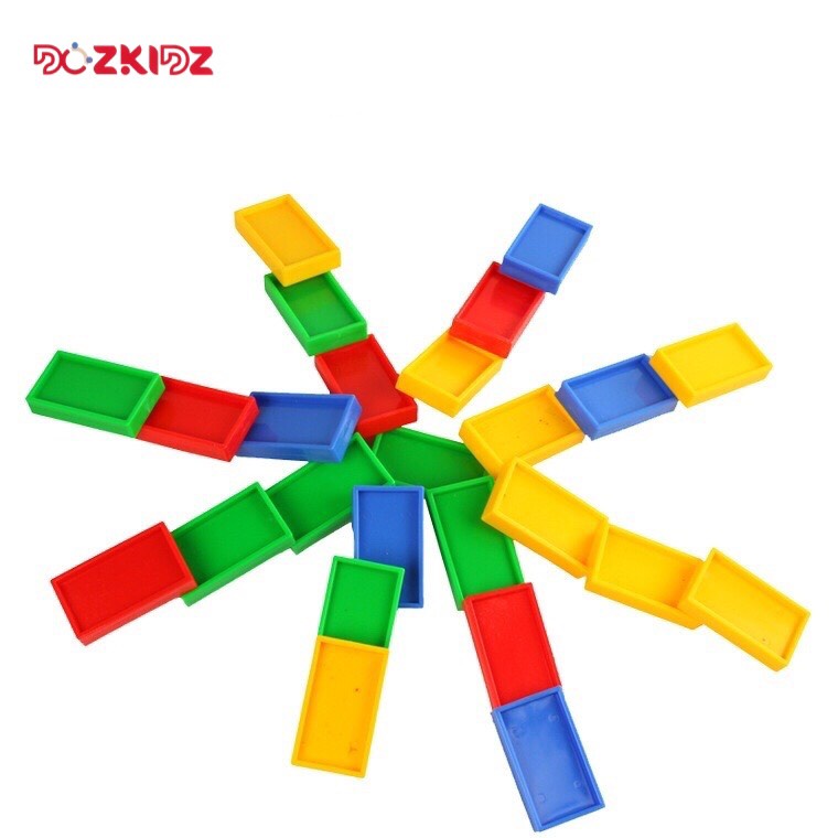 Đồ chơi cho bé, xếp hình domino 85 chi tiết từ 3 tuổi trở lên - DOZKIDZ