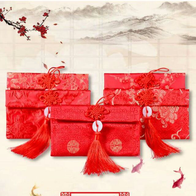 LÌ XÌ VẢI ĐỒNG TIỀN (MẪU NGANG)