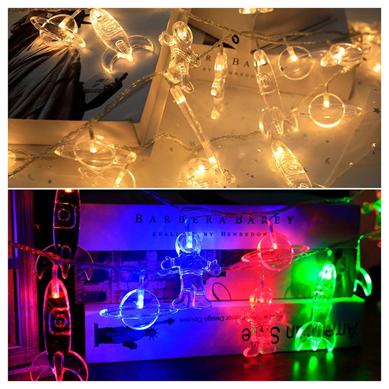 Dây Đèn Led Trang Trí Hình Nhà Du Hành Vũ Trụ
