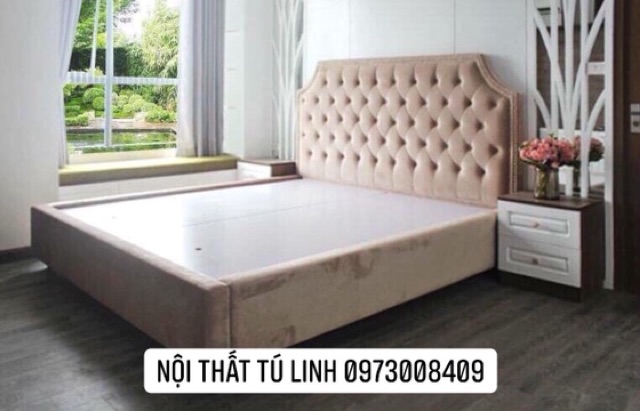 Giường ngủ Châu Âu 02 (nhắn tin báo giá từng kích thước )