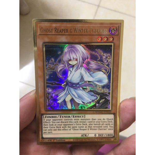 Thẻ bài yugioh Ghost reaper &amp; winter cherries