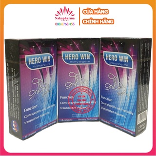 Bao cao su Hero Win – BCS Herowin (hộp 10 cái)