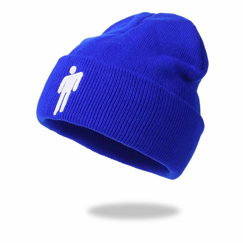 Mũ dệt kim LINJW vải cotton thêu họa tiết hoạt hình thời trang unisex 2021