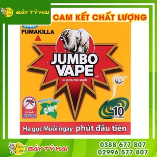 Nhang muỗi jumbo hương hoa lài hộp 10 khoanh