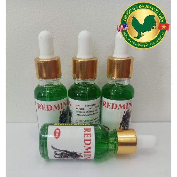 REDMIN XANH CHAI 20ML -  TĂNG LỰC, TĂNG BO GÀ ĐÁ