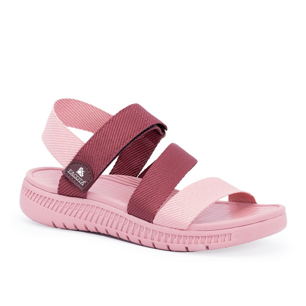 FACOTA | Giày dép sandal nữ hồng phối dây đi học, đi chơi HA08