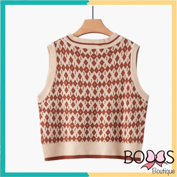 Áo Gile Len Mỏng Dáng Vừa Họa Tiết Thổ Cẩm Siêu Xinh [TCM] | BigBuy360 - bigbuy360.vn