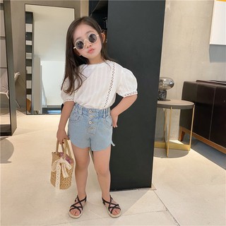 [A069] Áo sơ mi sọc dọc sz 90-130