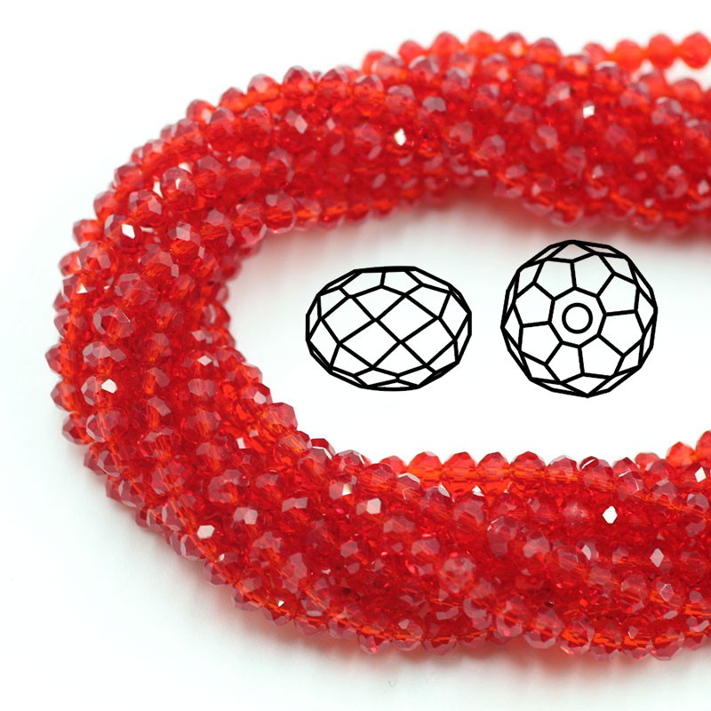 Bộ 1000 Hạt Thủy Tinh Tròn 6mm Làm Trang Sức Thủ Công