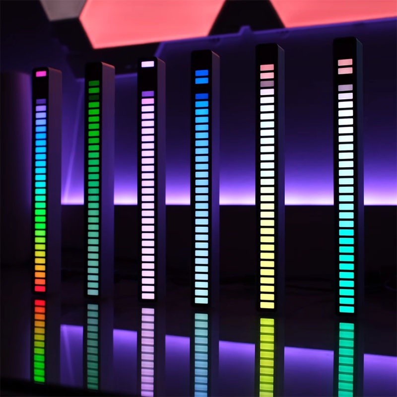 Đèn led RGB nháy theo nhạc 32 hạt - Sử dụng nguồn USB cắm trực tiếp, không dùng app