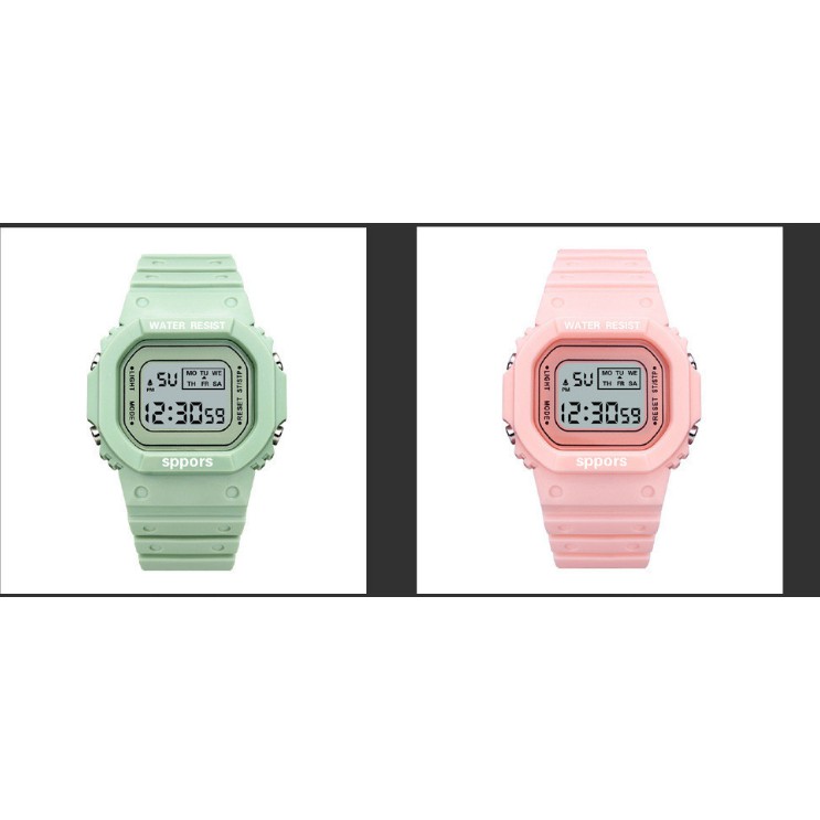 Đồng hồ điện tử nam nữ SPORTS thể thao, mẫu mới tuyệt đẹp, full chức năng, chống nước tốt- MS 03