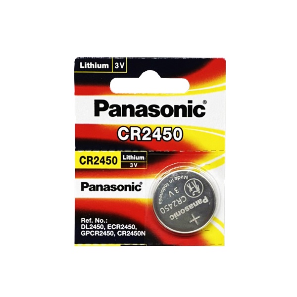 Pin CR2450 Panasonic lithium 3V vỉ 1 viên chính hãng