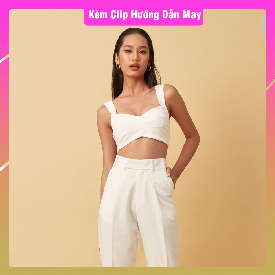 Q001_Rập giấy quần xếp ly ống đứng (Có hướng dẫn)
