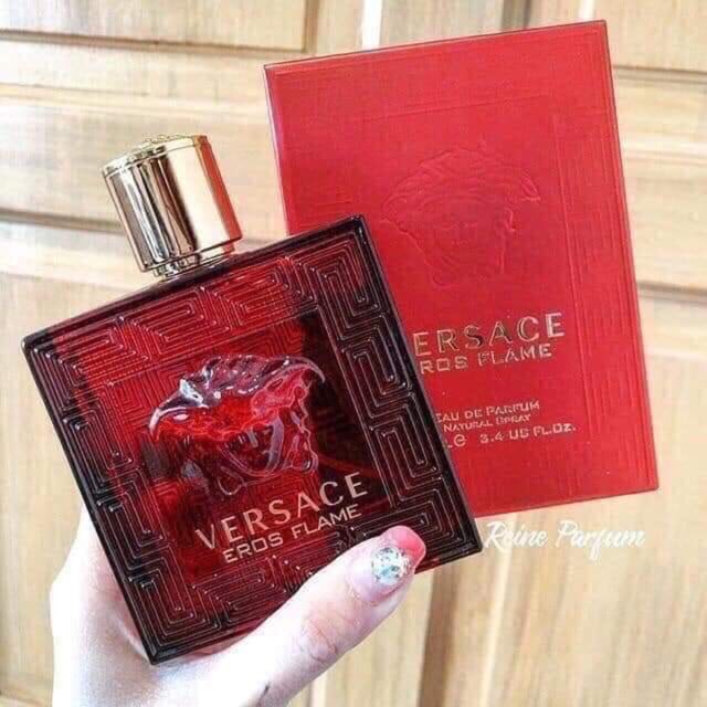 Nước hoa Versace Nam chính hãng, Versace Xanh, Versace Flame 10ML, nước hoa nam hương gỗ
