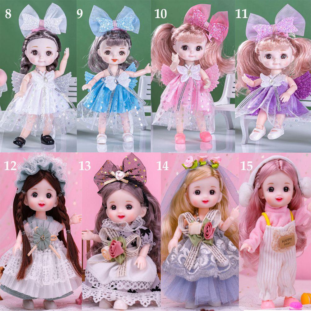 Đầm Thời Trang Xinh Xắn Dành Cho Búp Bê Obitsu 11 Ob11 16~17cm
