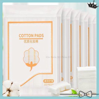 🎀5 Túi Bông tẩy trang 3 lớp Cotton Pads🎀[Túi 222 miếng]