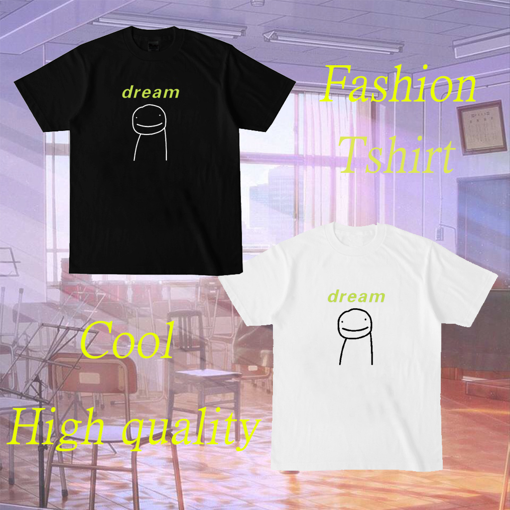 Áo Thun Tay Ngắn Cổ Tròn Hoạ Tiết In Hình Dream Smp Merch Phong Cách Harajuku Thời Trang Sành Điệu Cho Nam Và Nữ