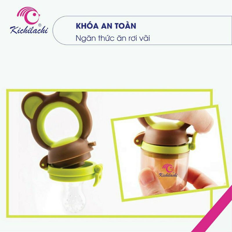 Túi nhai ăn dặm chống hóc Kichilachi