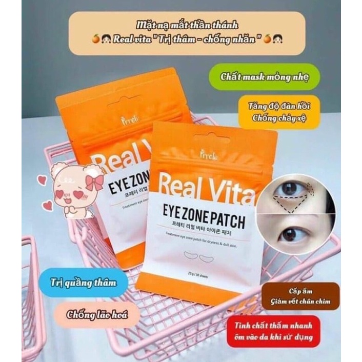 Mặt nạ mắt Prreti Real Vita Eyezone patch