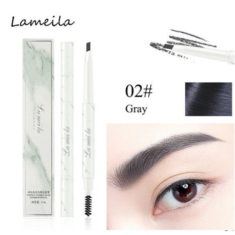 (hàng Mới Về) Chì Kẻ Lông Mày Hai Đầu Vỏ Họa Tiết Đá Cẩm Thạch Lml-lameila 801 | BigBuy360 - bigbuy360.vn