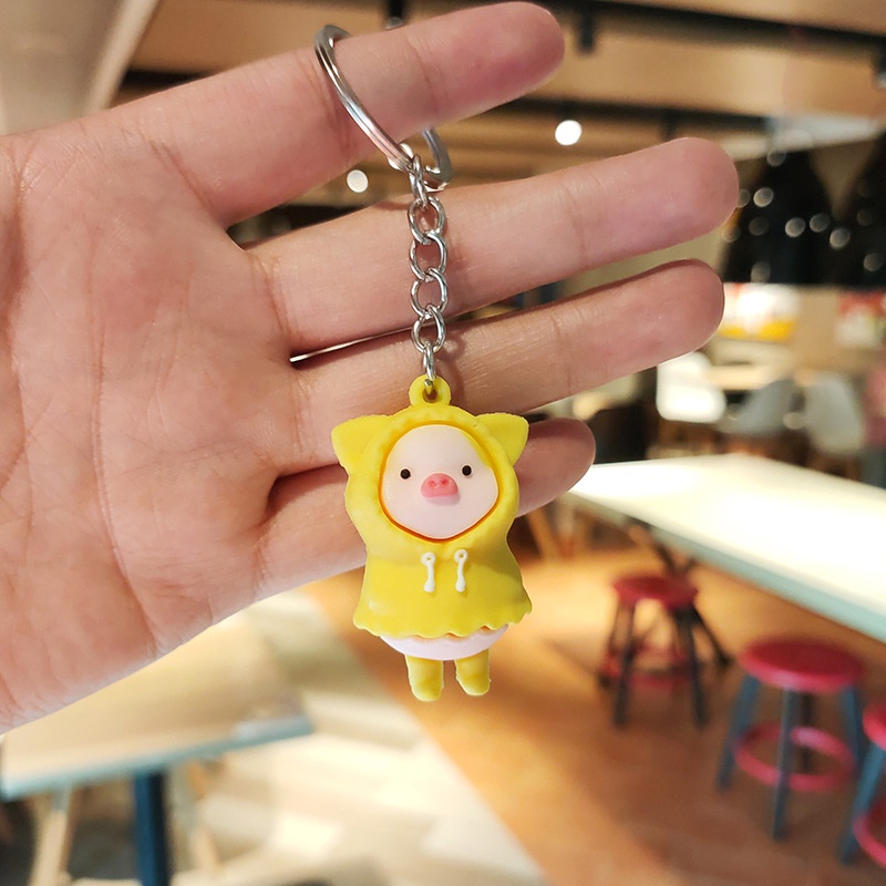 Móc Khóa Búp Bê Bằng Silicon Dễ Thương Sáng Tạo